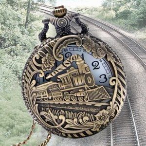 Train NEW Pocket Watch Locomotive Railway Little Prince